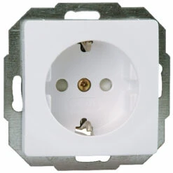 Schutzkontakt Steckdose Mit Kinderschutz