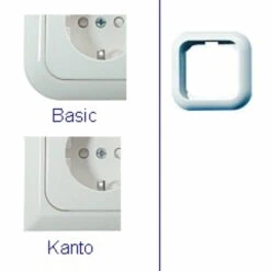 Abdeckrahmen 1-fach Basic Oder Kanto
