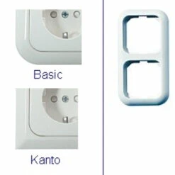 Abdeckrahmen 2-fach Basic Oder Kanto