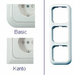 Abdeckrahmen 3-fach Basic Oder Kanto