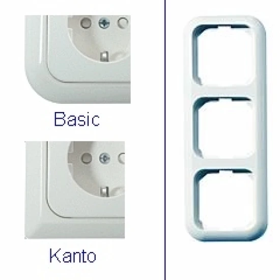 Abdeckrahmen 3-fach Basic Oder Kanto 3 Abdeckrahmen 3-fach Basic Oder Kanto