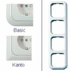 Abdeckrahmen 4-fach Basic Oder Kanto