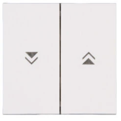 Serien Flächenwippe Mit Auf/Ab Pfeilen Reinweiß