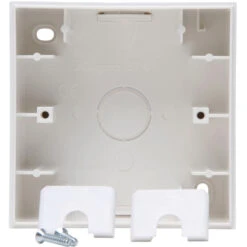 Aufputzgehäuse 1-fach Reinweiß