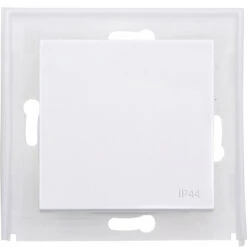 Flächenwippe IP44 Reinweiß