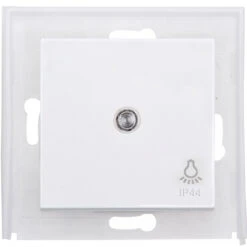 Flächenwippe IP44 Mit Linse Und Symbol Licht Reinweiß