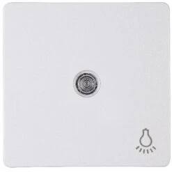 Flächenwippe Mit Linse Und Symbol Reinweiß