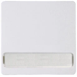 Flächenwippe Mit Schriftfeld Reinweiß