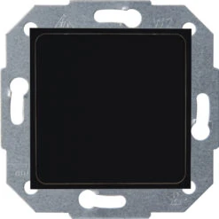 Blindabdeckung Schwarz Matt