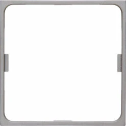 Zwischenrahmen Für Normgeräte Stahlfarben