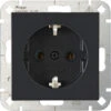 Schutzkontakt Steckdose Anthrazit -Geschäft Für Haushaltsgeräte 158131