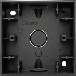 Aufputzgehäuse 1-fach Anthrazit