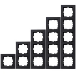 Standard Abdeckrahmen 5-fach Anthrazit