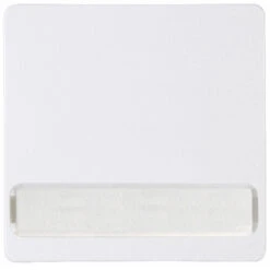 Flächenwippe Mit Schriftfeld Arktisweiß