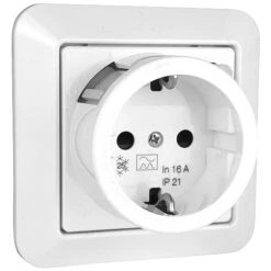 FI Steckdose IP21 16A 0,03A