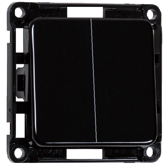 Serienschalter Schwarz 3 Serienschalter Schwarz