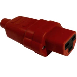 Vollgummi Heißgerätesteckdose 200°C (Kupplung) Typ C21