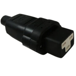 Vollgummi Kaltgerätesteckdose (Kupplung) Typ C19