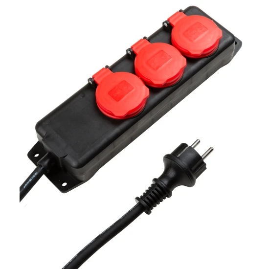 Steckdosenleiste 3-fach IP44 3 Steckdosenleiste 3-fach IP44