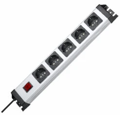 Profi Steckdosenleiste 5 Fach - 19 Zoll