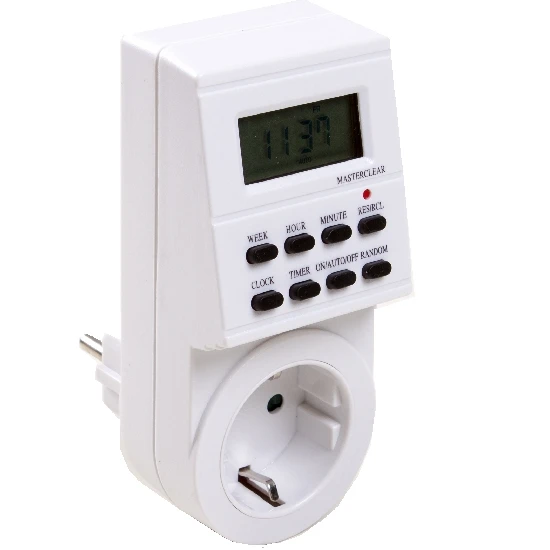 Steckdosen-Zeitschaltuhr Digital 3 Steckdosen-Zeitschaltuhr Digital