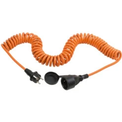 H07BQ-F PUR-Spiralverlängerung 1,5mm² 5m Orange