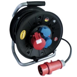 Kunststoff-CEE-Kabeltrommel 25m