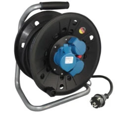Kunststoff-CEE-Kabeltrommel 40m Caravan Mit Schuko Stecker