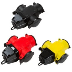 Gummi 3-fach Kupplung