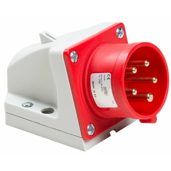 CEE Wandstecker 32A 5-polig 3 CEE Wandstecker 32A 5-polig