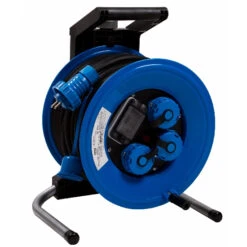 Profi FI Kabeltrommel 40m 2,5mm² Mit Druckwasserdichten Steckvorrichtungen