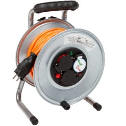 Stahlblech Kabeltrommel 40m Mit Panzerkabel