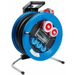 Profi CEE 16/32A Kabeltrommel 25m 4mm² Mit Druckwasserdichten Steckvorrichtungen