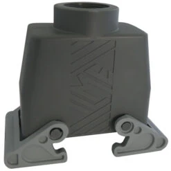 Tüllengehäuse Für Schweren Steckverbinder 16-polig - Gerader Kabelausgang/Bügel