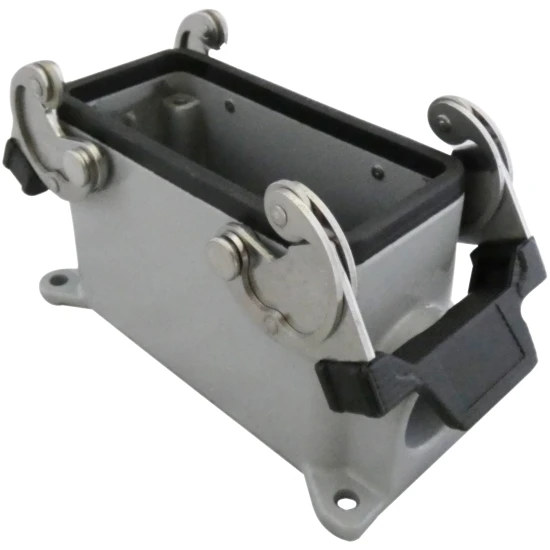 Aluminium-Druckguss Sockelgehäuse Für Schweren Steckverbinder 24-polig 3 Aluminium-Druckguss Sockelgehäuse Für Schweren Steckverbinder 24-polig