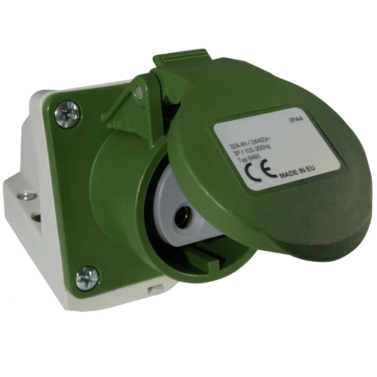 CEE Wandsteckdose 32A 3-polig 4h 3 CEE Wandsteckdose 32A 3-polig 4h