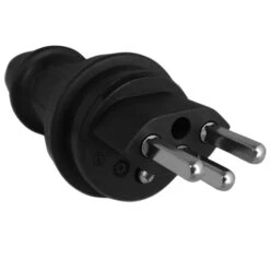 Vollgummi Stecker Schweizer System T23 IP55 - Neue Norm