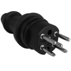 Vollgummi Stecker Schweizer System T25 IP55 - Neue Norm