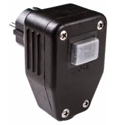 Winkelgummistecker Mit Schalter