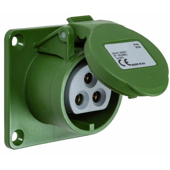 CEE Anbausteckdose 32A 3-polig 4h 3 CEE Anbausteckdose 32A 3-polig 4h