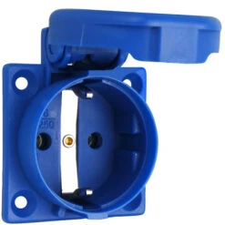 Schutzkontakt Einbau Steckdose IP54 Für Ortsveränderlichen Einsatz