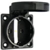 Schutzkontakt Einbau Steckdose IP54 Schwarz -Geschäft Für Haushaltsgeräte 355118