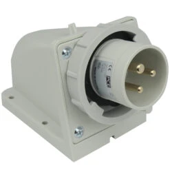 CEE Wandstecker 16A 3-polig 1h Für Notstromeinspeisung IP67