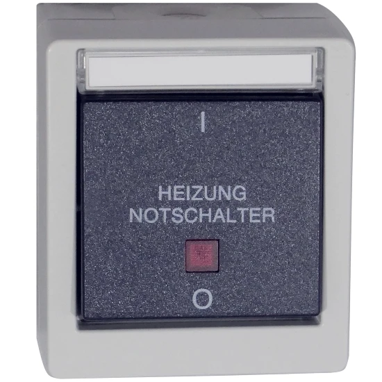 AP/FR Heizung-Notschalter IP55 3 AP/FR Heizung-Notschalter IP55