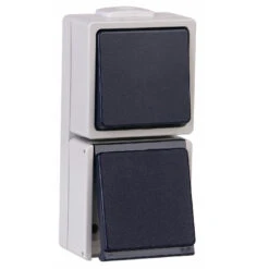 AP/FR Schalter/Taster - Steckdose Kombination