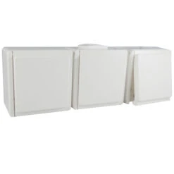 AP/FR Steckdose 3 Fach Reinweiß