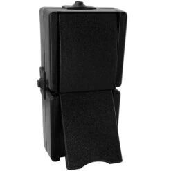 AP/FR Kombination Schalter/Steckdose Senkrecht Schwarz