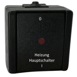 AP/FR Heizungshauptschalter Schwarz