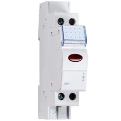 LED Leuchtmelder 230V Mit Beschriftungsfeld Rot