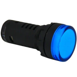 LED Einbau-Signalleuchte 24V Blau